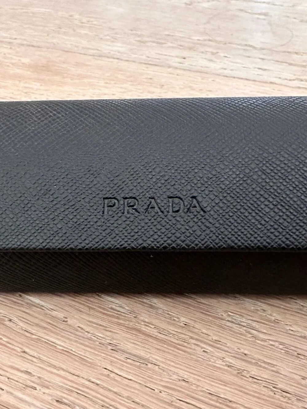 Black Prada Glasses Case